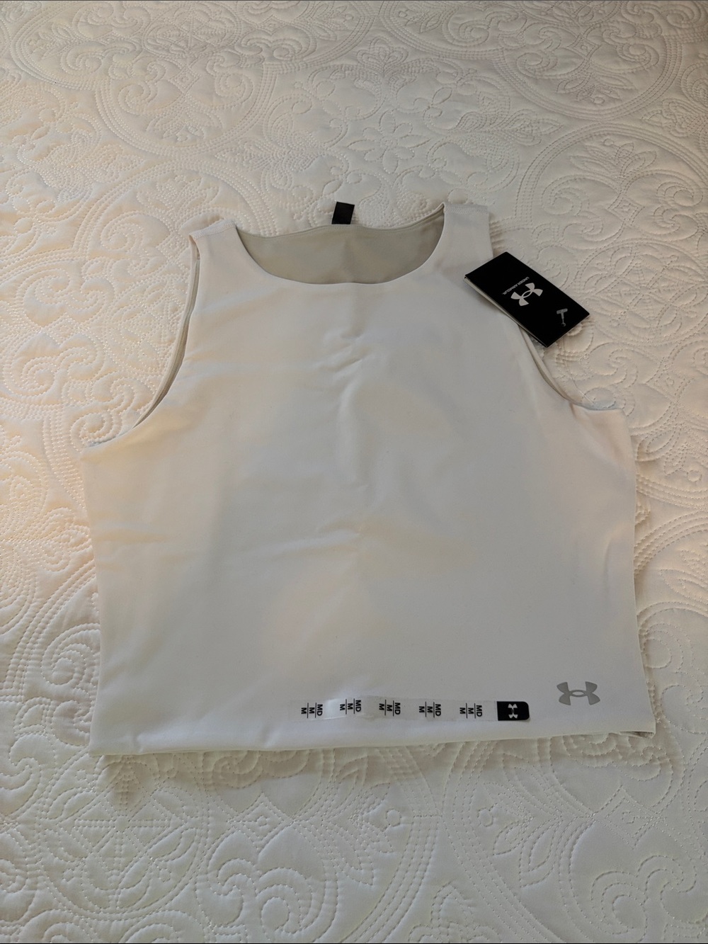 Under Armour White and cream reversible  Women's Athletic Tank Top